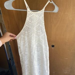 BP white lace dress